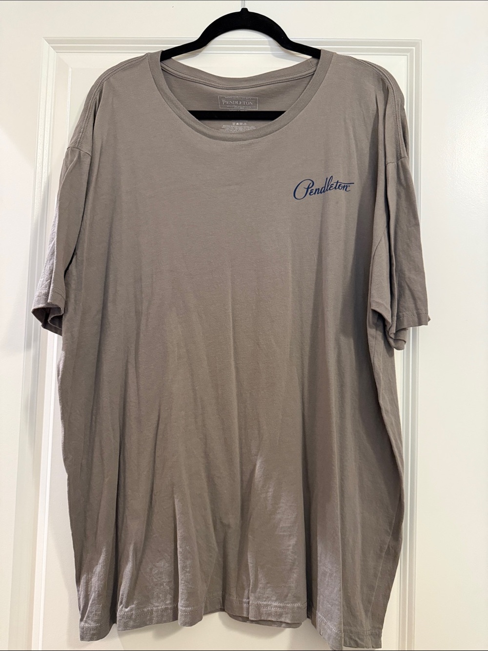 Pendleton Men's Taupe Short-Sleeve Logo Tee